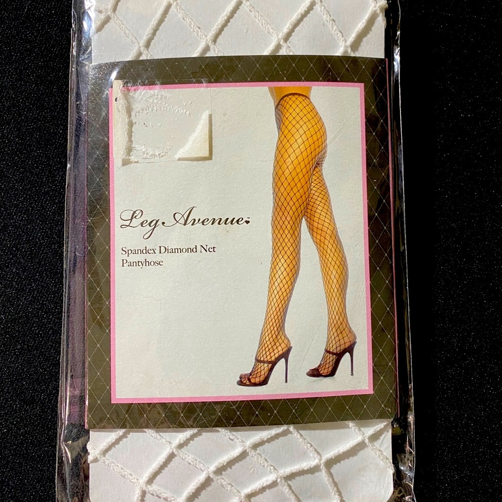 Spandex Diamond-Net Pantyhose